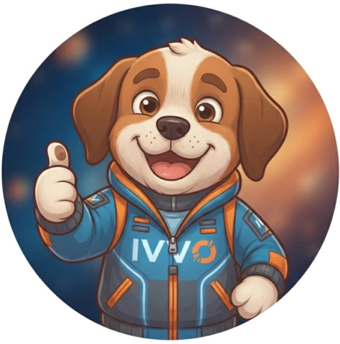 Ivvo, o filhote mascote do app